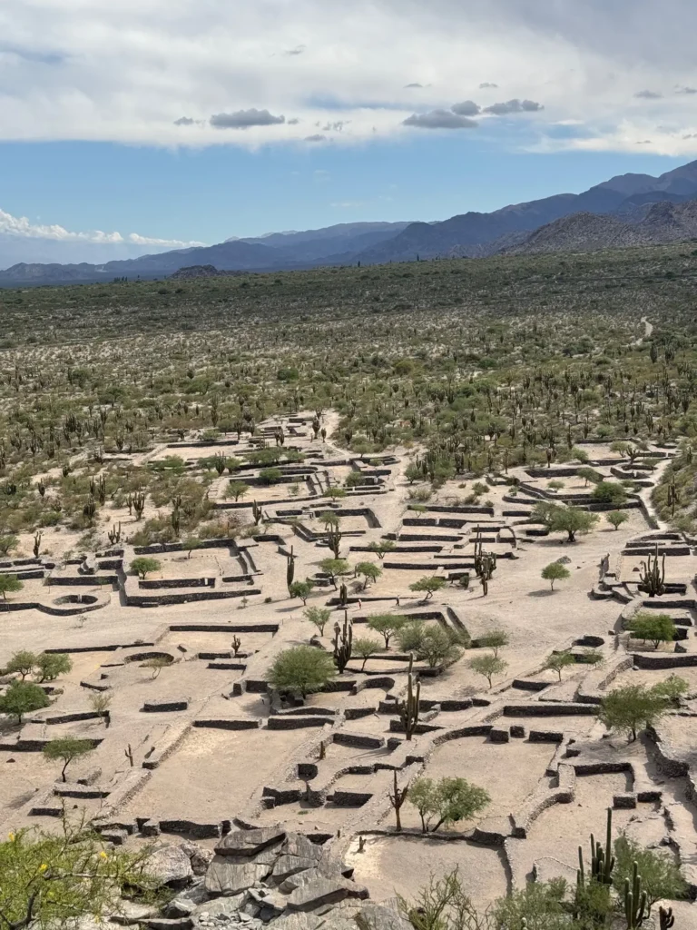 La città di pietra di Quilmes, vista dall’alto. Novembre 2024.