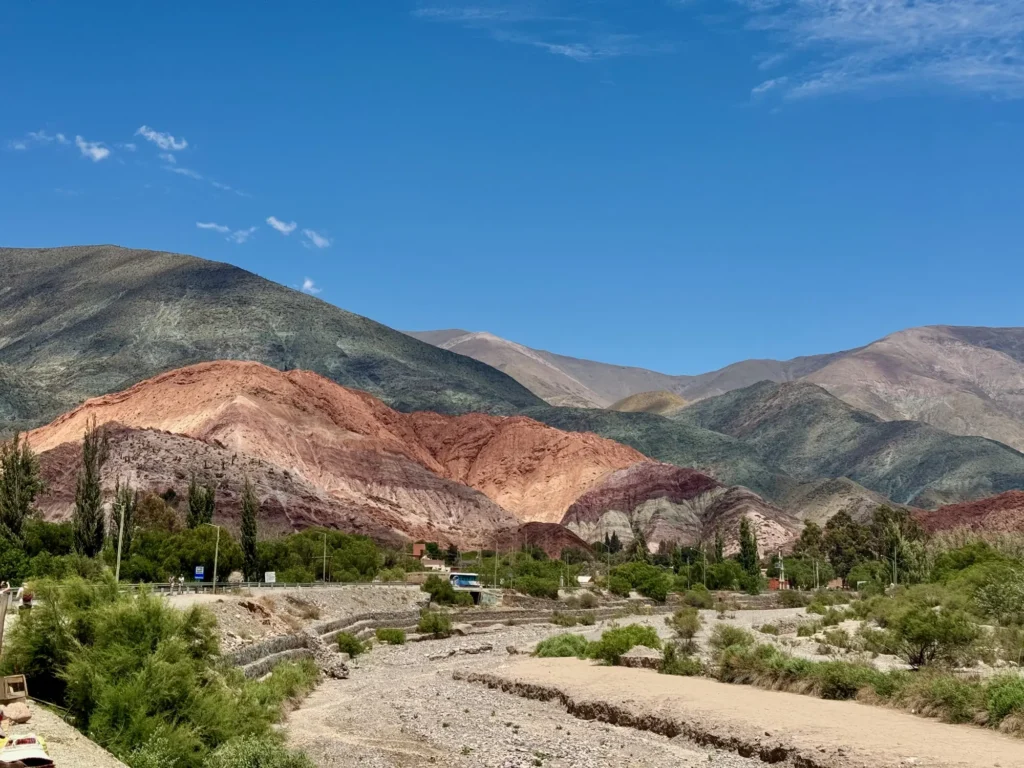 Il Cerro de los Siete Colores, sopra Purmamarca. Novembre 2024.