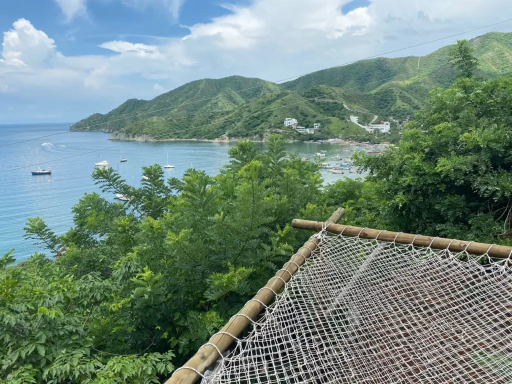 La baia di Taganga, Santa Marta, settembre 2021