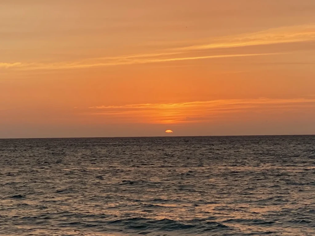 Tramonto sul Caribe, Cartagena, marzo 2021