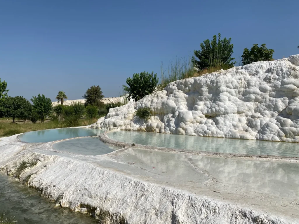 Le terrazze bianche di Pamukkale. Agosto 2022.