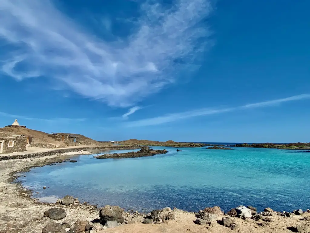 La laguna di El Puertito, isola di Lobos, novembre 2020