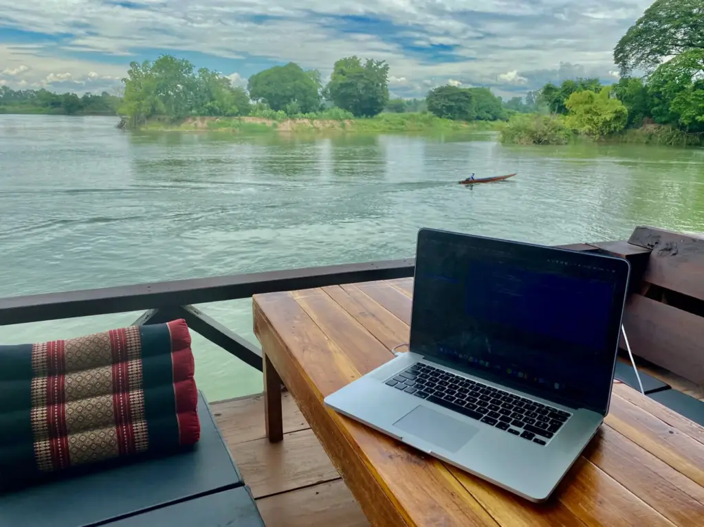 Una giornata di lavoro sul Mekong, Don Det, giugno 2020