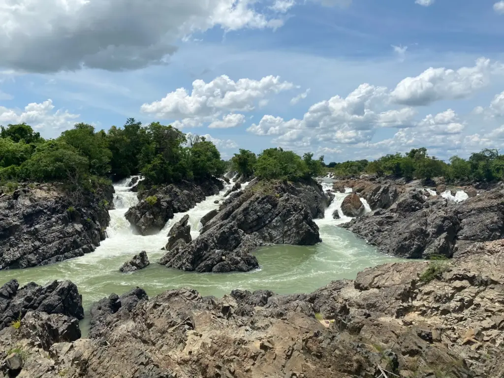 La cascata di Li Phi, Don Khon, giugno 2020