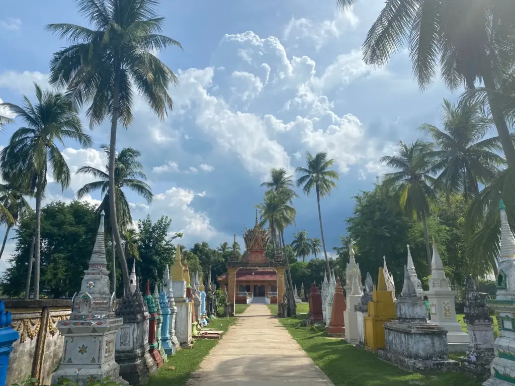 Il tempio di Don Khon, giugno 2020